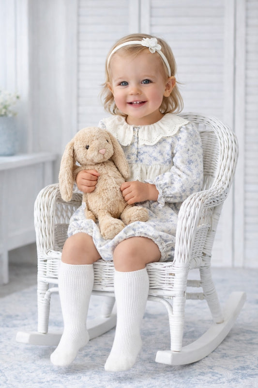 Girl Romper Vintage Floral Lace Outfit