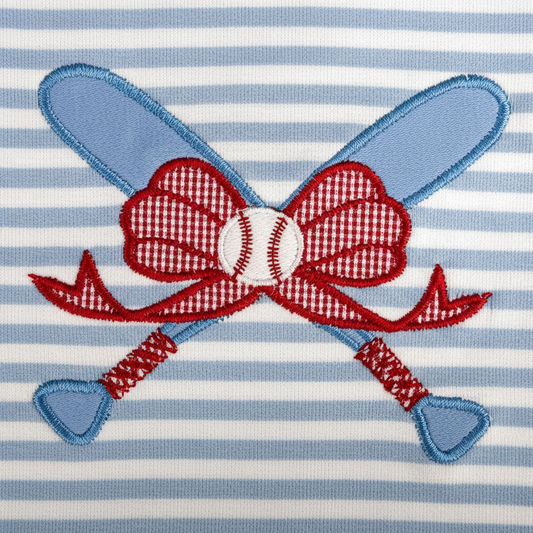 Baseball Girl's Bloomers Set