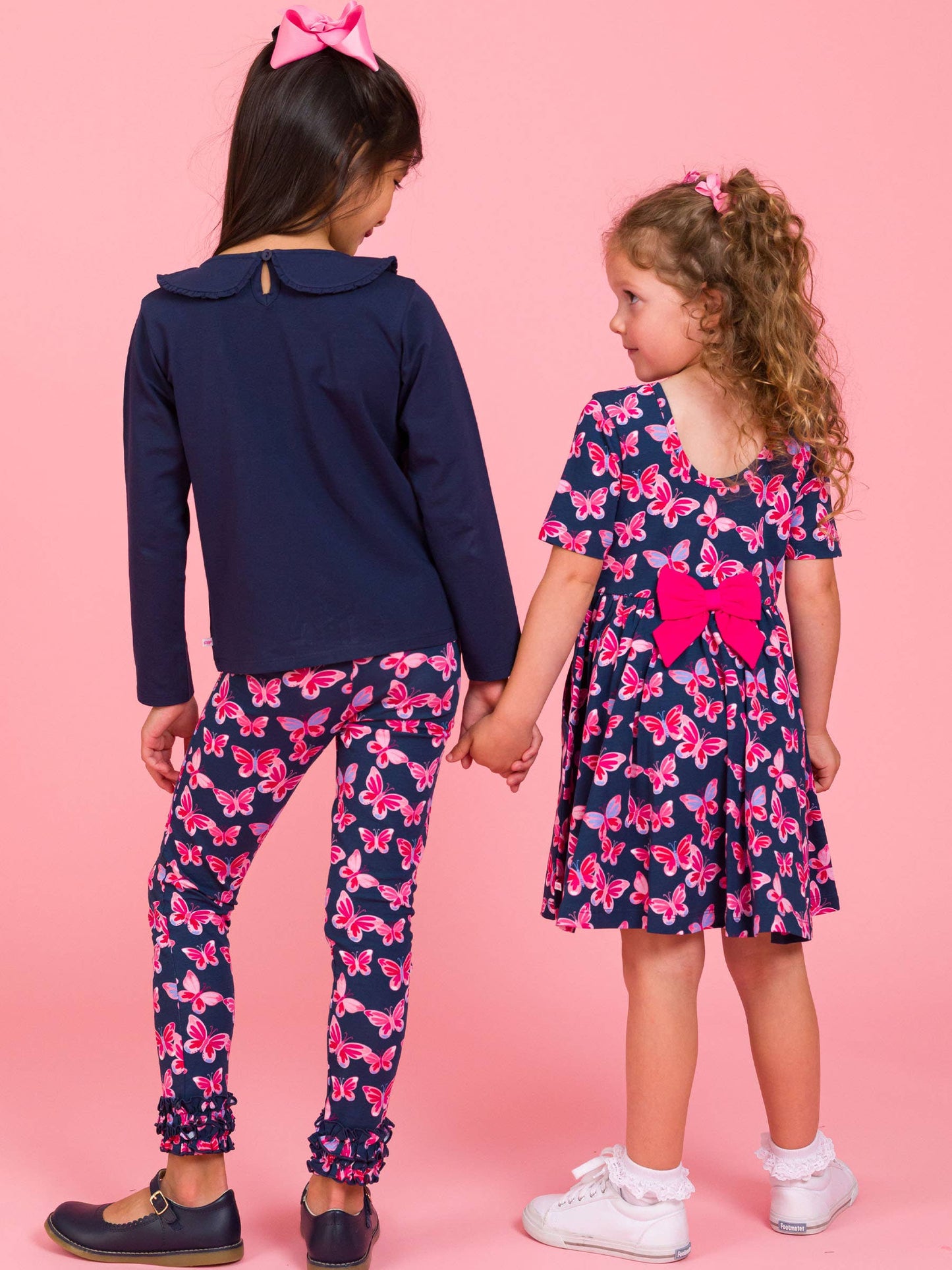 Girls Butterfly Bliss Classic Ruffle Leggings