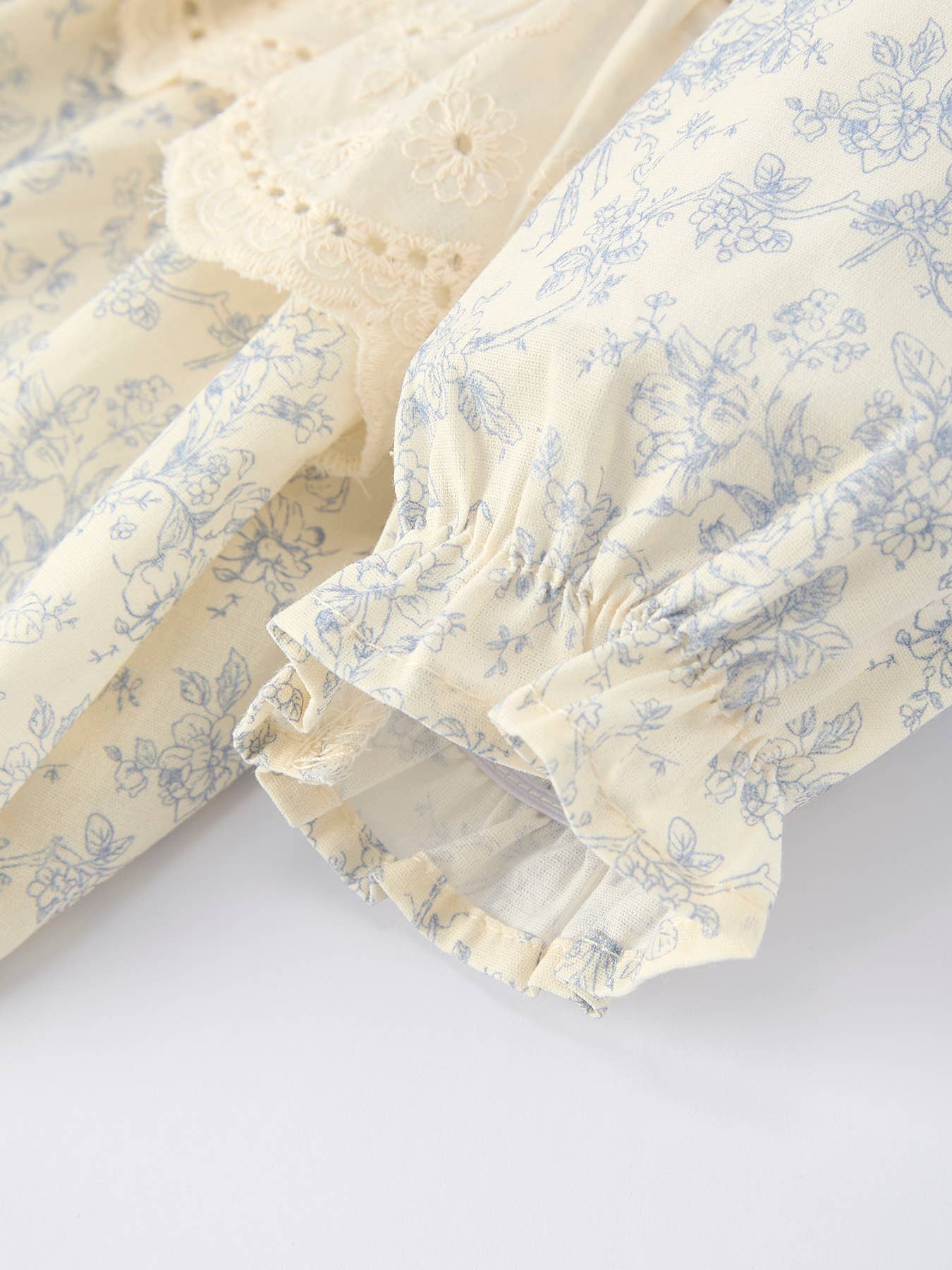 Baby Girl Romper and Toddler Dress – Vintage Floral Lace Outfit