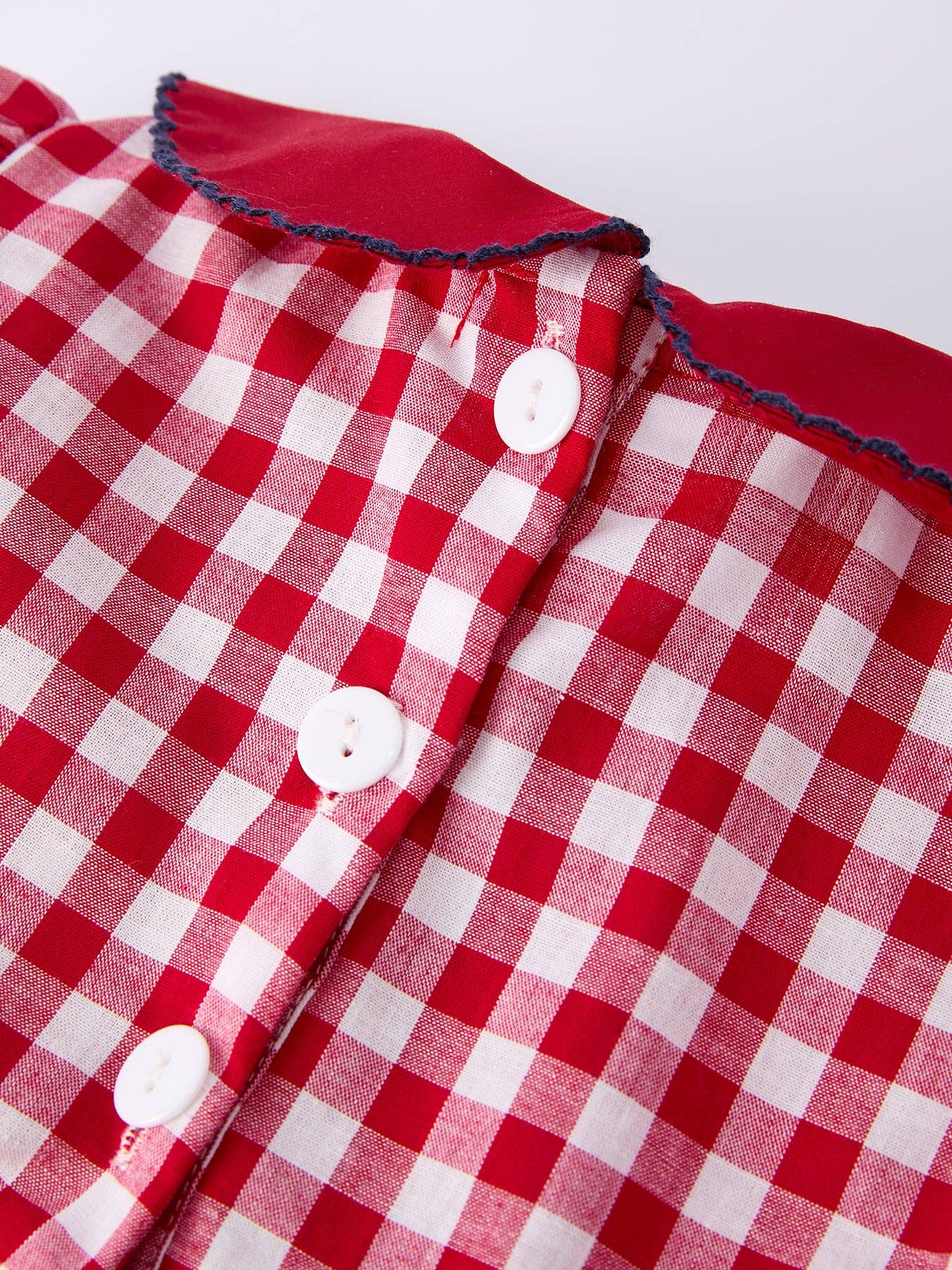 Red and White Gingham Flag Dress