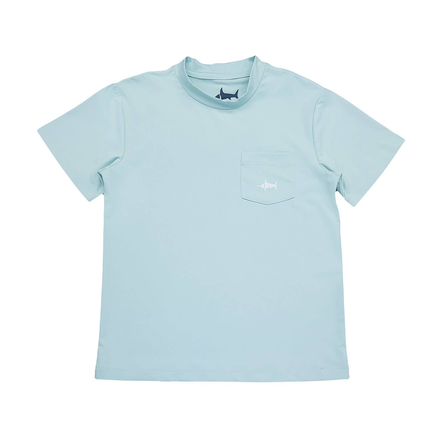 Boys Performance Graphic Tee Light Blue Sailfish