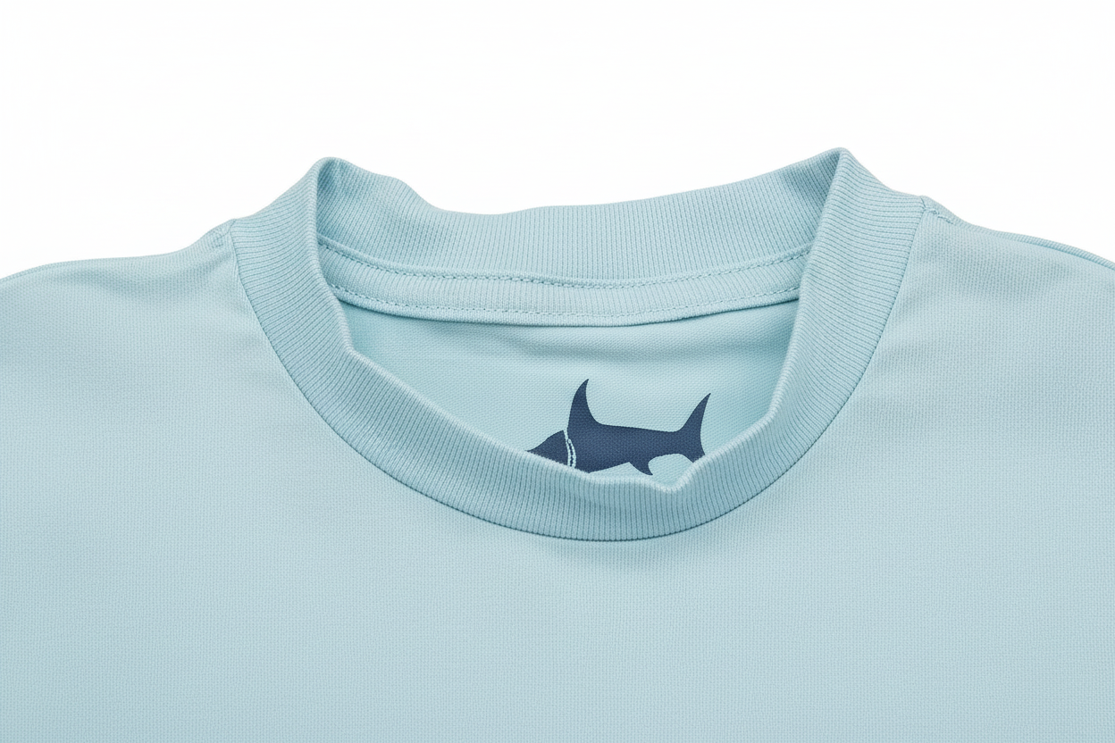 Boys Performance Graphic Tee Light Blue Sailfish