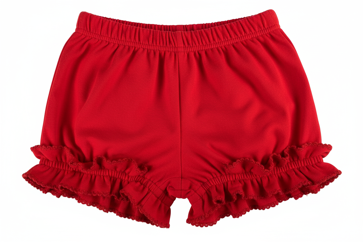 Baseball Girl's Bloomers Set