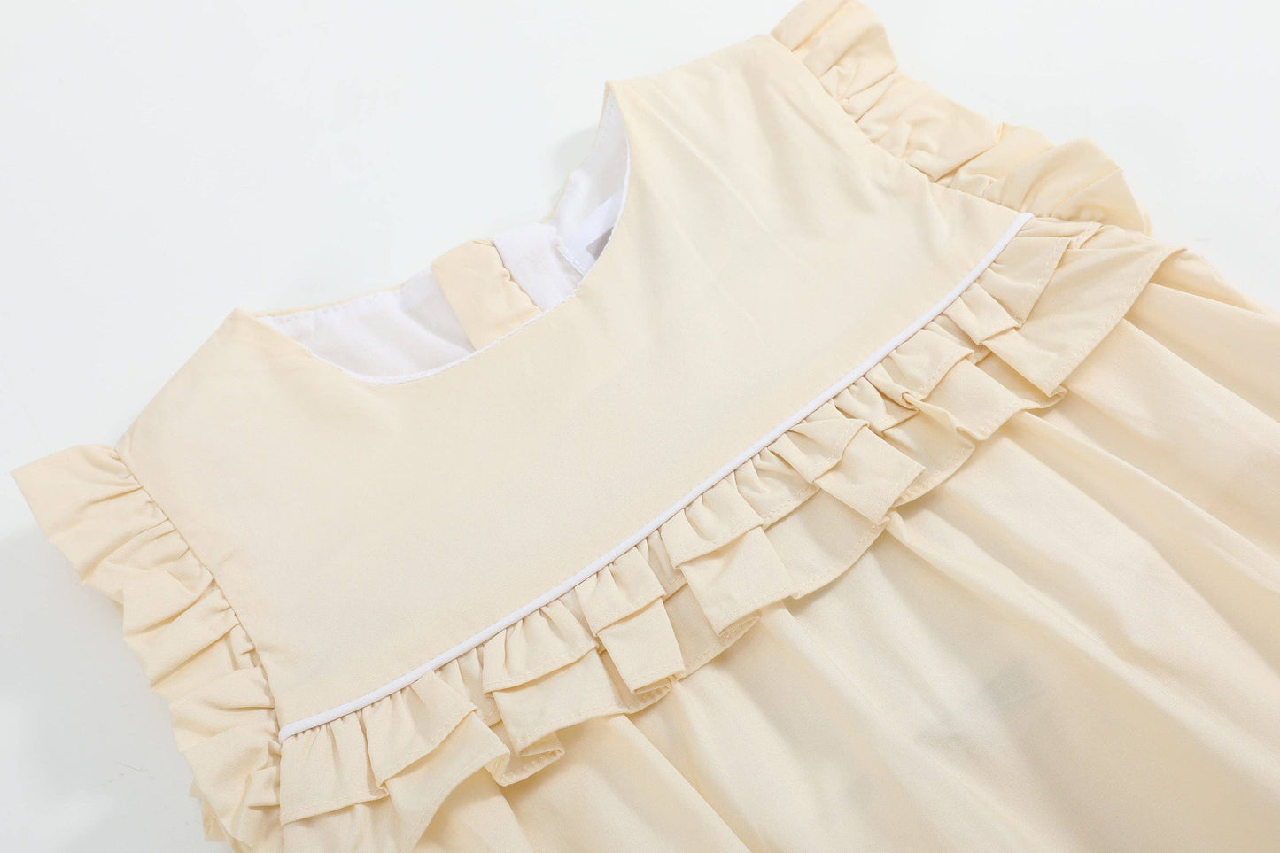 Buttercream Ruffle Jumper Romper