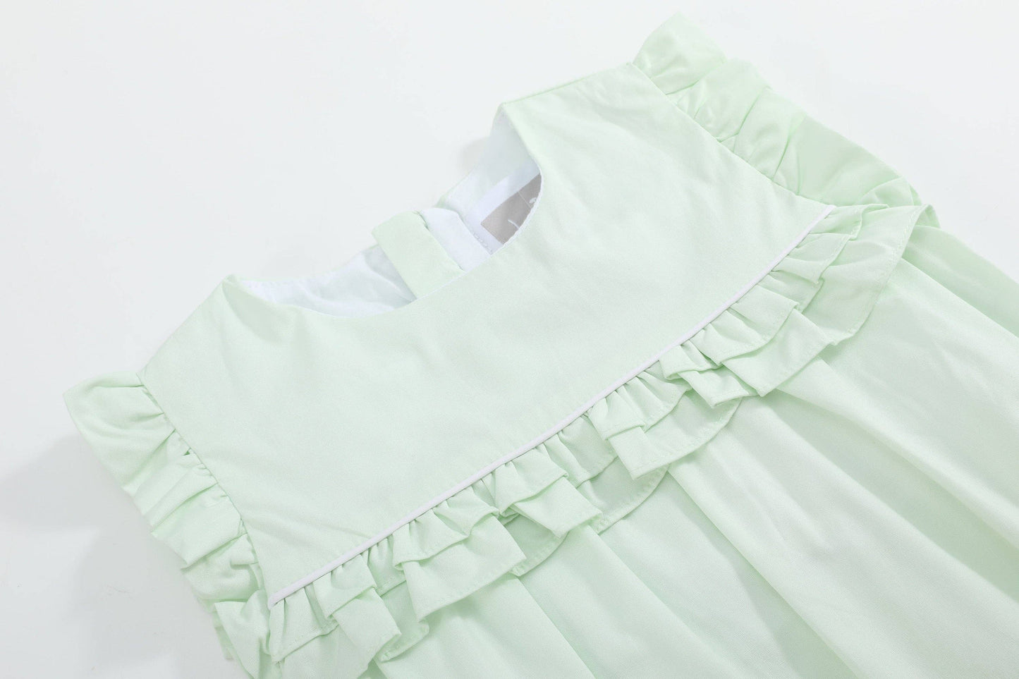 Mint Green Ruffle Jumper Romper