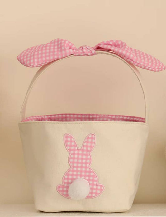 Easter Basket - Pink Bunny