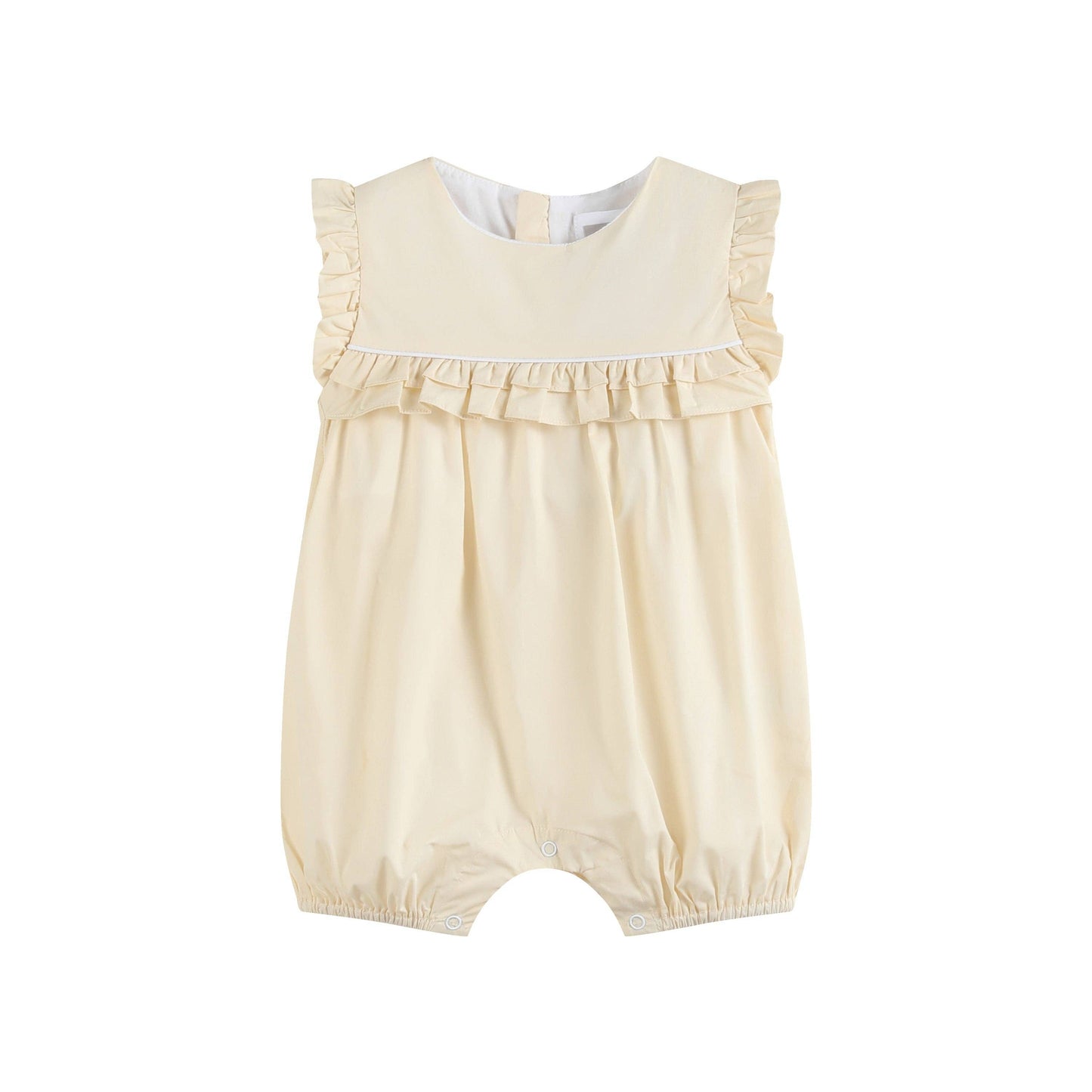 Buttercream Ruffle Jumper Romper