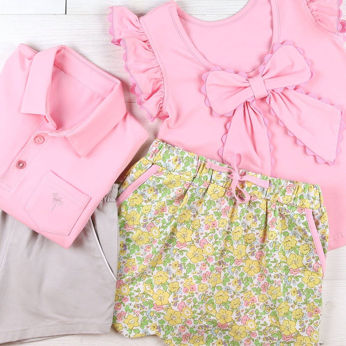 Pink Petal Bow Back Top