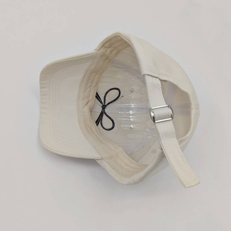 Kid's Cute Bow Embroidered Baseball Cap