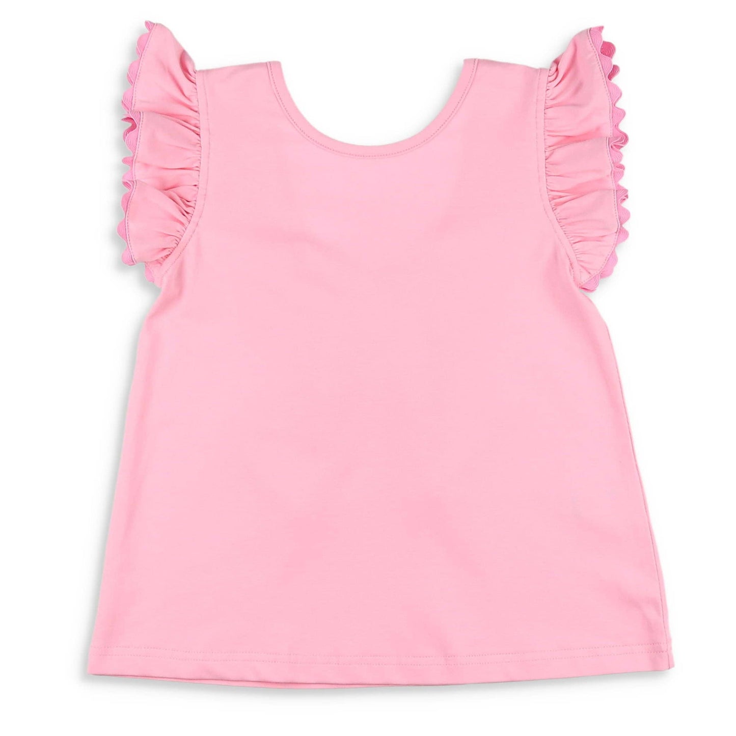 Pink Petal Bow Back Top