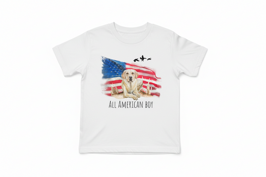 All American Boy Toddler Tee