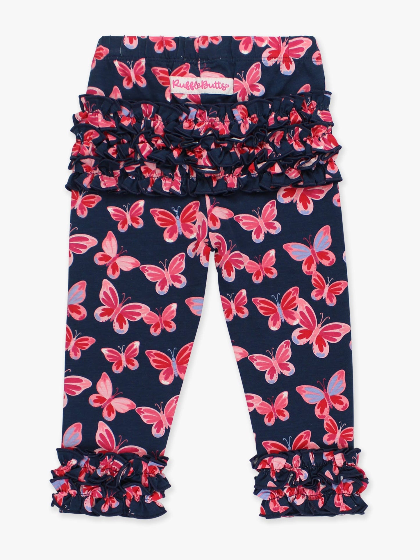 Toddler Girls Butterfly Bliss Classic Ruffle Leggings