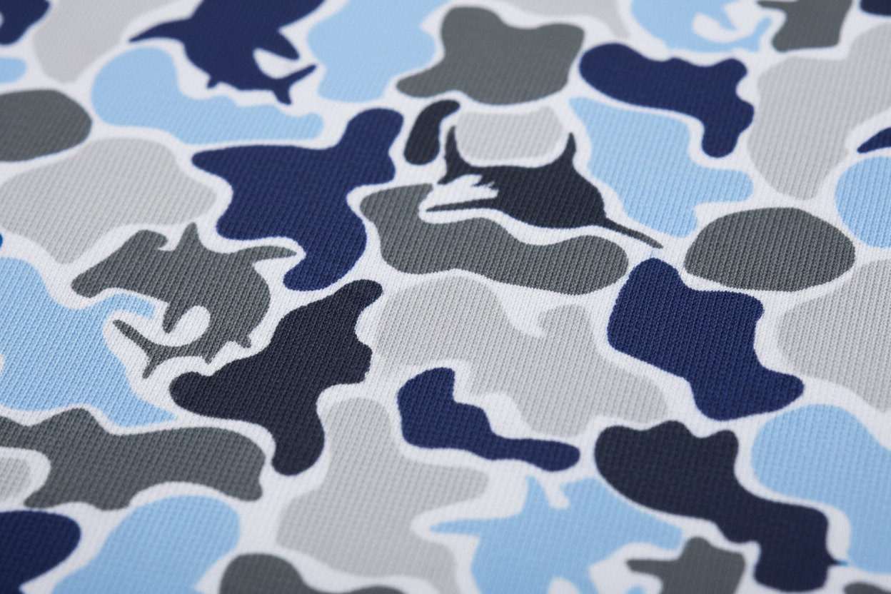Inshore Boys Performance SS Polo Camo