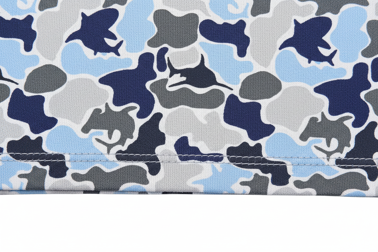 Inshore Boys Performance SS Polo Camo