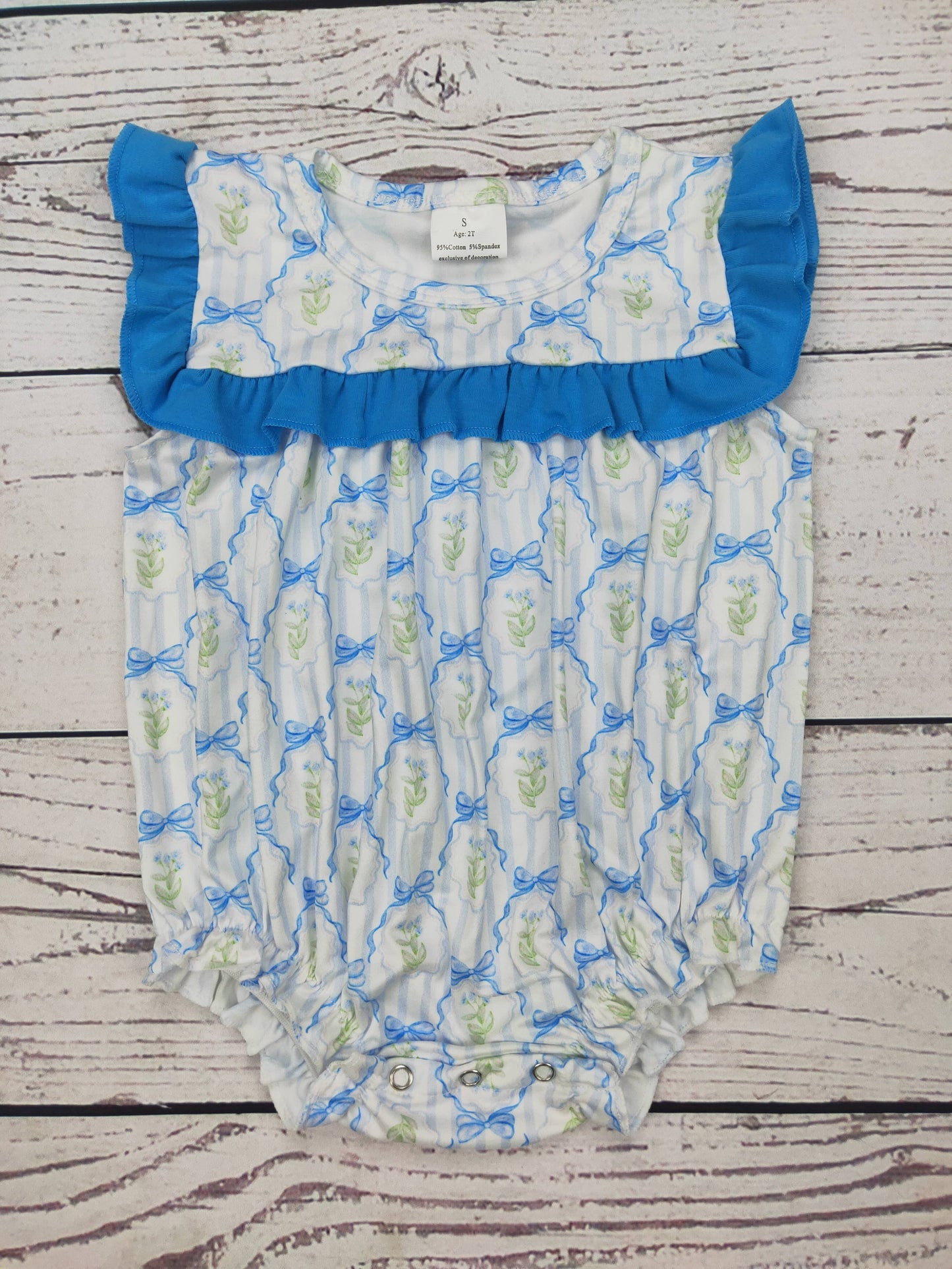 Girl Bow Printed Bubble