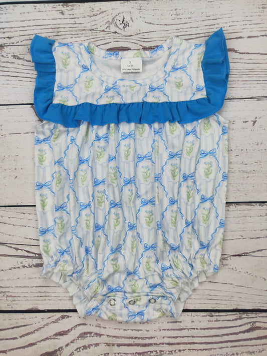 Girl Bow Printed Bubble