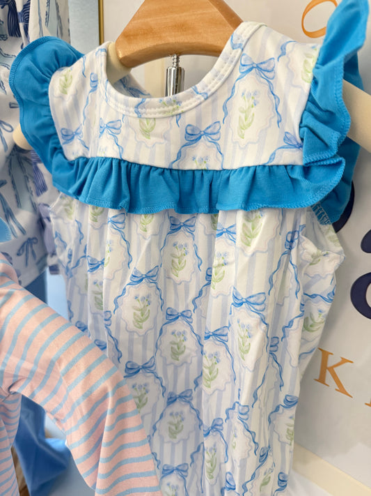 Girl Bow Printed Bubble