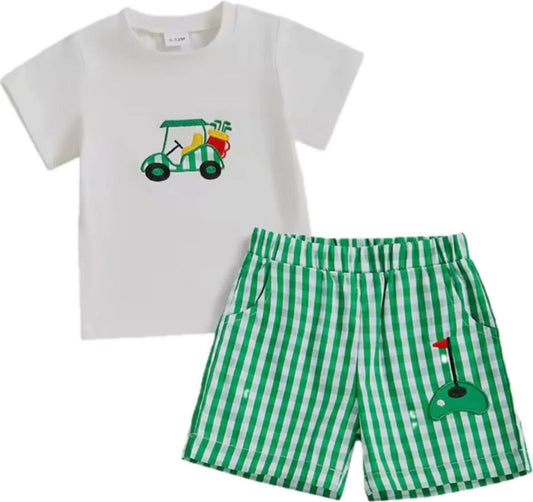 Boys Golf Outfit - "Little Pro on the Go"
