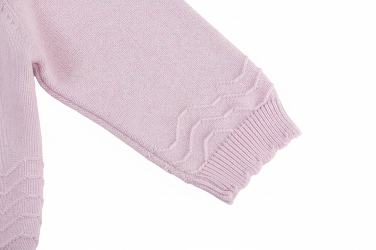 Scalloped Lightweight Knit Cardigan Sweater