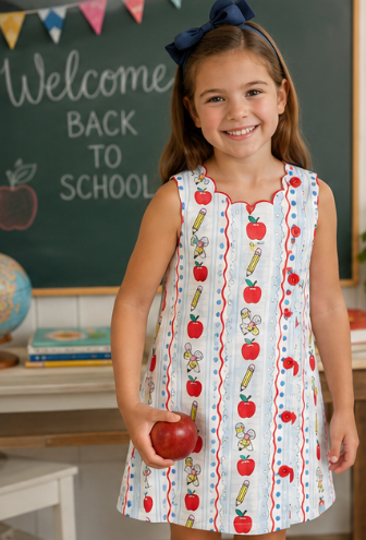 Apple of My Eye A Line Dress