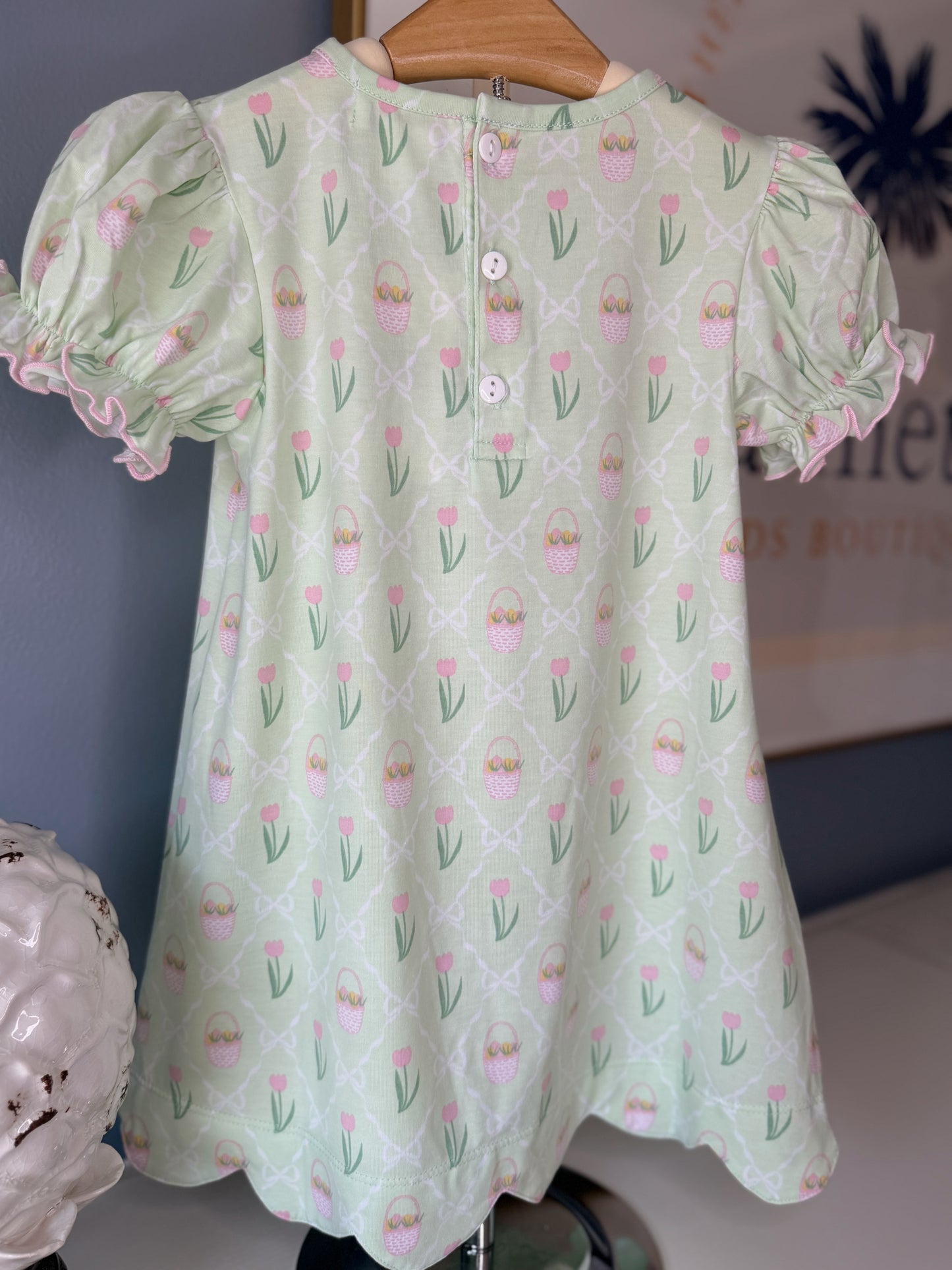 Easter Basket Girl's A-Line Dress