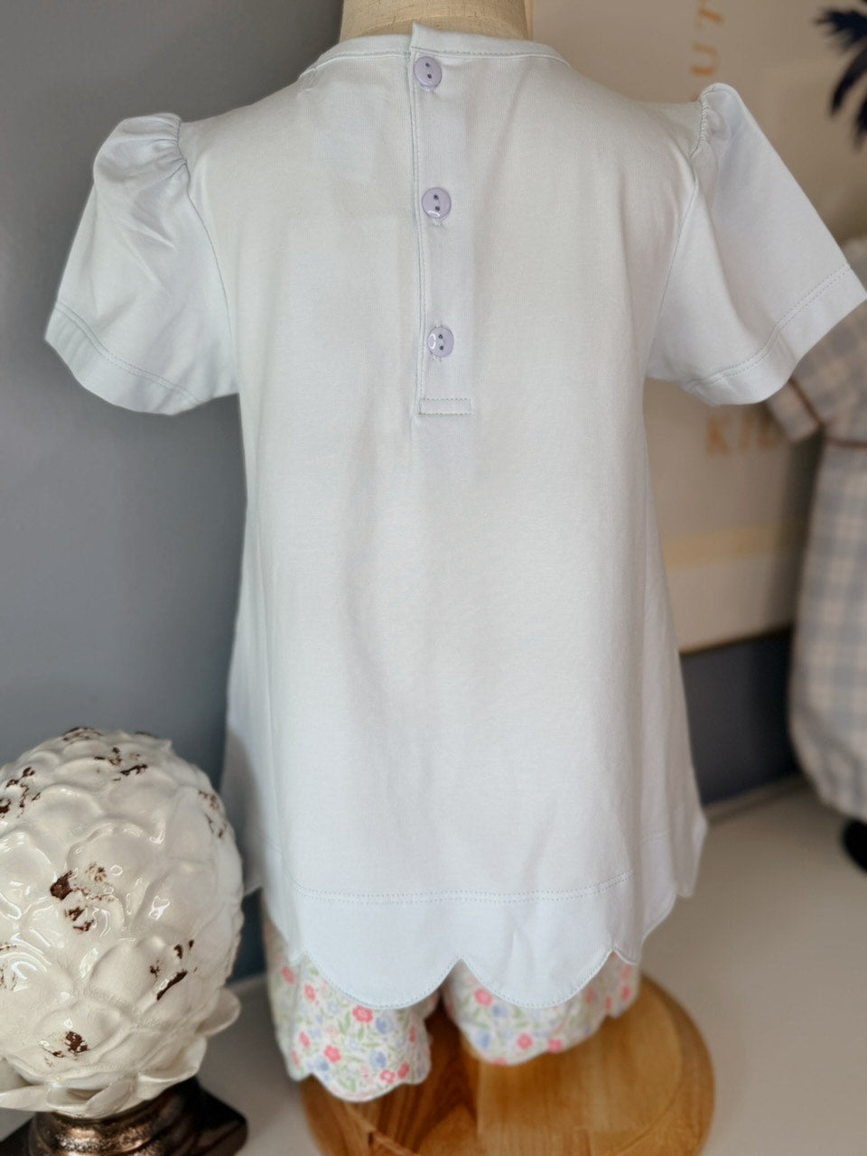 Liberty Flower Girl's Shorts Set