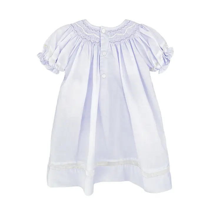 Smocked Violet Bishop Daygown