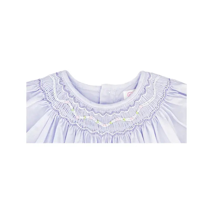 Smocked Violet Bishop Daygown